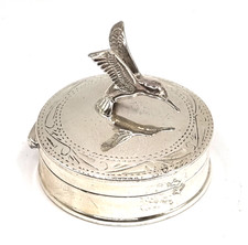 Seltene Sterling Silber Dose