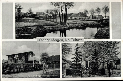 Postcard stangenhagen trebbin - postcard,