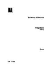 Tragoedia Harrison Birtwistle Partitur Flöte, Oboe, Klarinette, Fagott, Horn, Harfe,