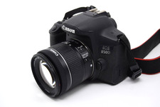 Canon EOS 850D 24.1MP DSLR Kamera   Schwarz  Kit mit EF-S 18-55mm 1:4-5,6 IS STM