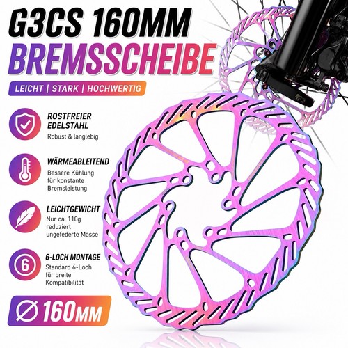 Mtb fahrrad bremsscheibe 160 - fahrrad,