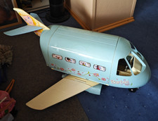 Barbie Airplane Flugzeug hellblau ohne Barbiepuppe/ Airplane 