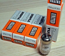 Lot 4x Röhre United USA