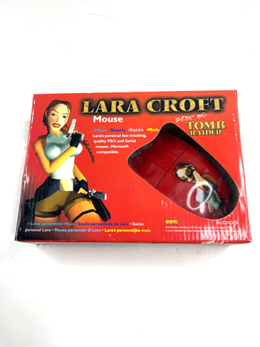 Computer maus rot lara croft - maus,