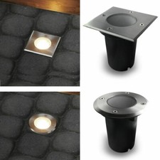 3x LED Gartenleuchte