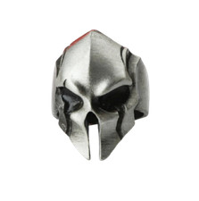 Vintage Ring spartanischer Helm Alien Kopfmaske Ring Gothic Biker Ring verstellbar