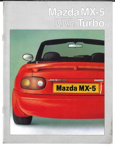 Mazda bbr turbo - mazda, 1990-1991