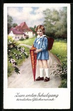 Ansichtskarte Kleines Mädchen