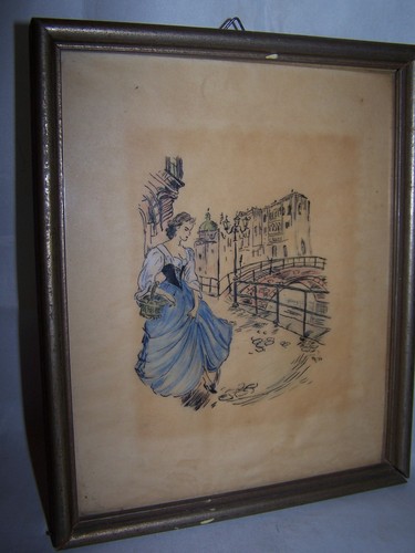 Tinte aquarellzeichnung - -,