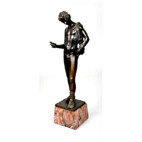 Skulptur bronze narziss - narziss, von