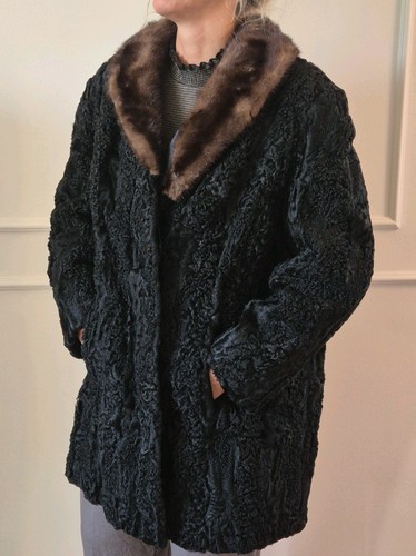 Vintage persianer schwarz - vintage,