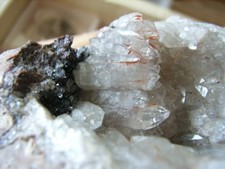 BERGKRISTALL DRUSE mit