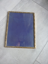 Bilderrahmen ca. 1880 aus Metall Ich denke Bronze  Antik 18 x 24,5 cm