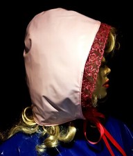 Lackhaube mit Spitze