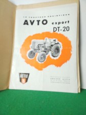 Sowjetischer Traktor Avto DT-20 Französische Dokumentation um 1956