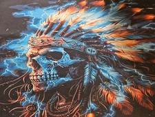 Teppich Indianer Skull 80 x 118 cm Indianerteppich zum Wohlfühlen