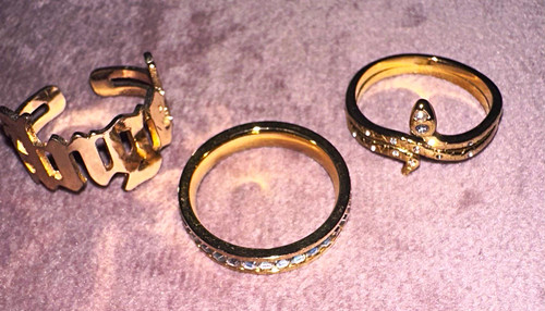 Ring set goldfarben - ring-set,