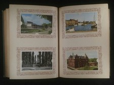 Album für Postkarten. - [200 Ansichtskarten in einem alten Album]. Postkarten, A