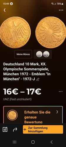 Mark olympische - 10, xx