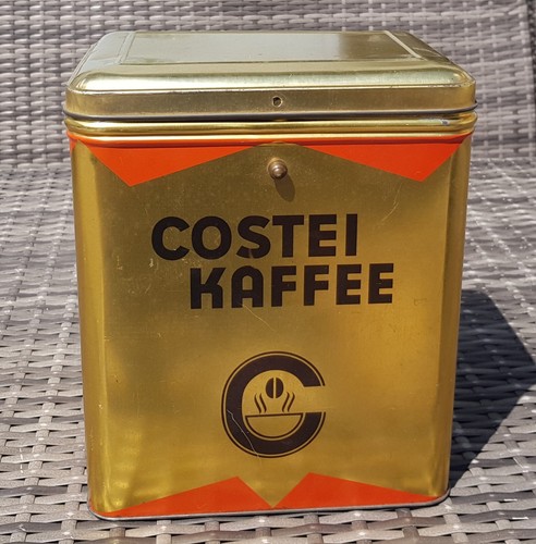 Große alte blechdose costei - alte,
