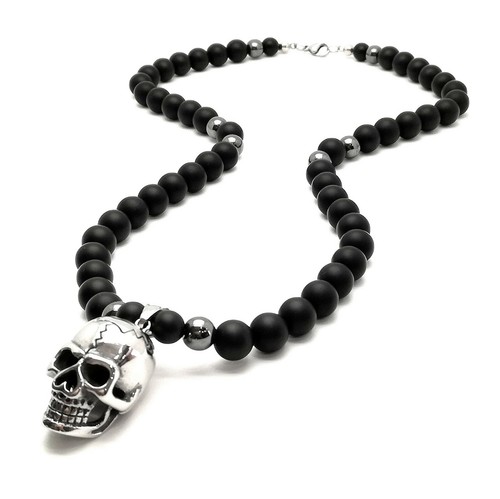 Herren halskette totenkopf - halskette,