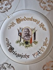 Schmuckteller Hindenburg