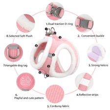 Winter-Haustiergeschirr Leine