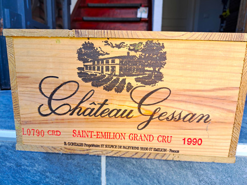 Chateau gessan weinkiste - gessan, holz