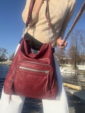 Tolle große Liebeskind Berlin Leder Tasche Shopper  Bordeaux neuw 2Trageriemen👍