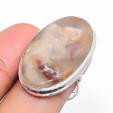 Roter Moosachat ovale Form