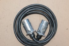 NEU Kabel ca. 275cm mit 2 x Stecker 7-polig Metall Anhängerkabel KFZ *NOS*