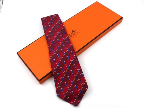 Hermès krawatte 100 seide - 100%,