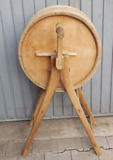 Altes großes Schweizer Holz Butterfaß mit Metallverschluß " Selten Sammlerobjekt