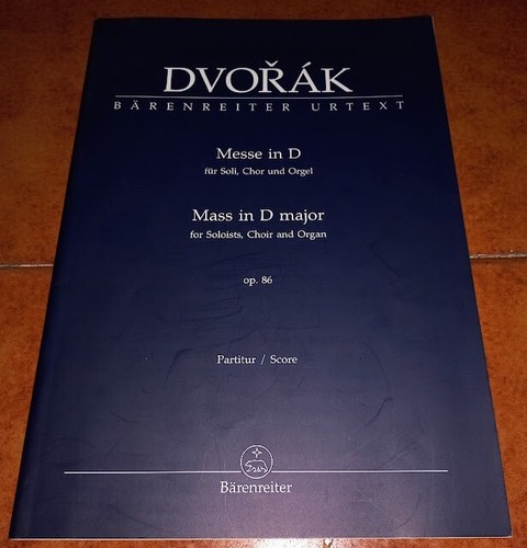 Partitur dvorak messa messe - partitur,
