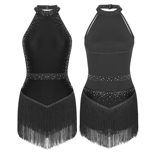 Damen tanzkleid quasten - de,