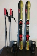 Kinder Skiset ELAN Ski 100 cm + Schuhe Techno easy Gr. 31/32 +  Stöcke
