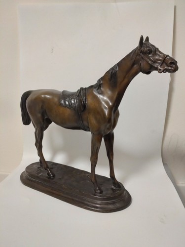 Bronze statue jules moigniez - statue,