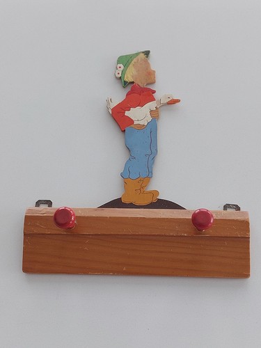 Vintage alter handbemalter