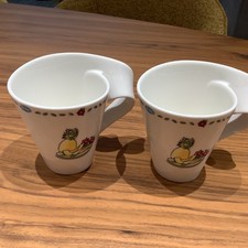 2 Tassen zewa Obst | Villeroy & Boch New Wave Tasse Werbung sammeln 