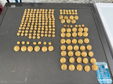 Großes Konvolut 190 italienische Militär Uniform Knöpfe