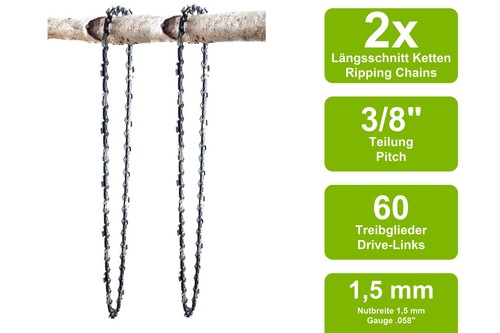 Längsschnitt sägeketten - 2,