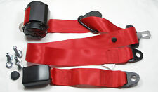 Hinterer Roter Automatik 3 - Punkt Sicherheitsgurt VW Golf 2, Red Seatbelt