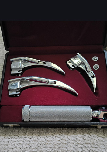 Heine vintage laryngoskop set - laryngoskop,