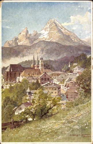 Künstler compton edward - künstler, ak