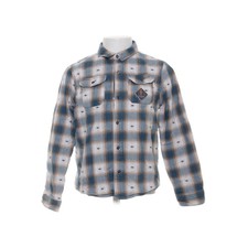 Sergent Major, Flanellhemd, Größe: 128, Blau/Weiß/Braun/Mehrfarbig -Ltn