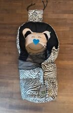 ❄️ Warmer Odenwälder *Mucki L* Fußsack, Zebramuster ❄️