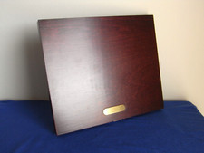 Original Schatulle/ Kassette/ Holzkasten für Porzellan Medaillen aus Meissen