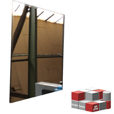 Edelstahlblech, hochglanz Spiegel poliert, Super Mirror Edelstahltafel 0,8 mm