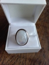 Ring Silber mit großem