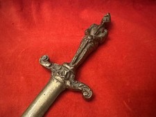 alter Messing Brieföffner als